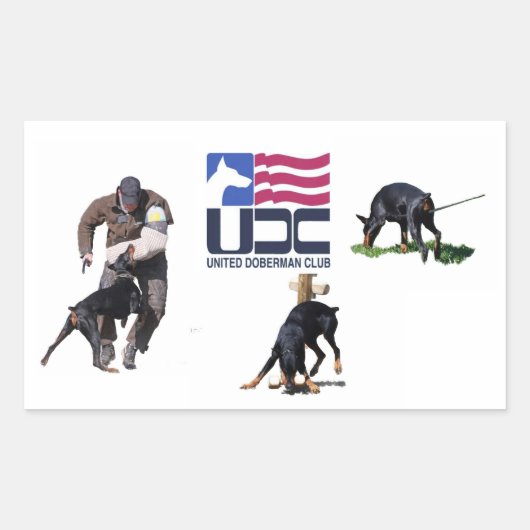 UDC IPOステッカー 長方形シール (正面)