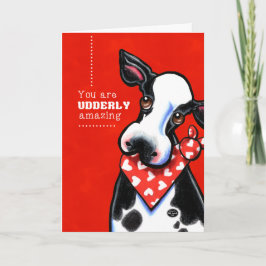 Udderlyのパーソナライズなすばらしい恋人牛 シーズンカード