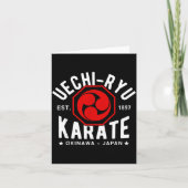 Uechi Ryu Karate Do Martial Arts Japan Tokyo  カード (正面)