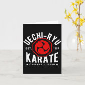 Uechi Ryu Karate Do Martial Arts Japan Tokyo  カード (黄色い花)
