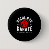 Uechi Ryu Karate Do Martial Arts Japan Tokyo  缶バッジ (正面)