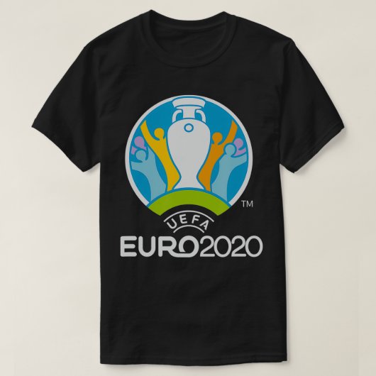UEFAユーロ2020ロゴ2 Tシャツ (デザイン正面)