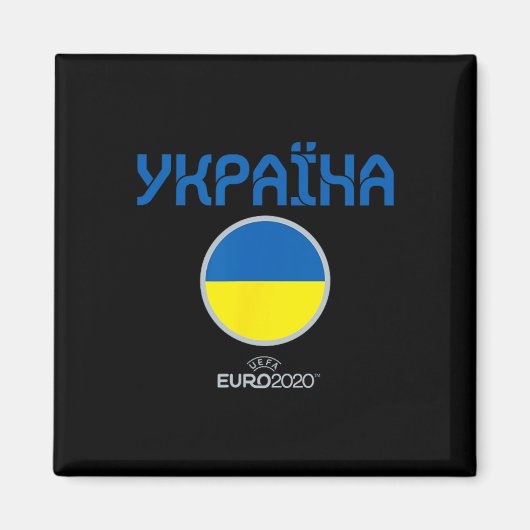 UEFA欧州選手権 ウクライナの国 マグネット (正面)