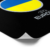 UEFA EURO ウクライナ代表 ポスター (角)