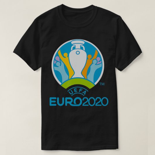 UEFA EURO 2020ロゴ3  Tシャツ (デザイン正面)