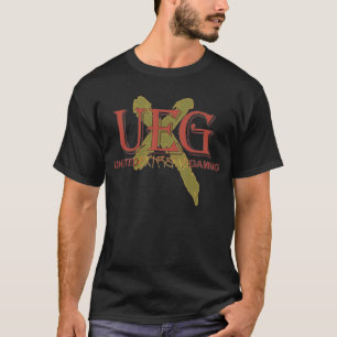 UEGの黒いTシャツ Tシャツ