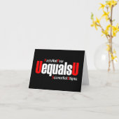 UEqualsU HIVの事実は科学を恐れないスティグマ カード (黄色い花)