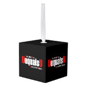 UEqualsU HIVの事実は科学を恐れないスティグマ キューブオーナメント (裏面アングル)