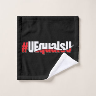 UEqualsU HIV検出不可能な非透過芸術 ウォッシュタオル