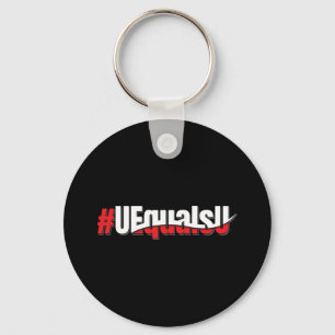 UEqualsU HIV検出不可能な非透過芸術 キーホルダー