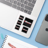 UEqualsU HIV検出不可能な非透過芸術 シール (ノートパソコンとiPhone)