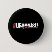 UEqualsU HIV検出不可能な非透過芸術 缶バッジ (正面)