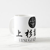 Uesugi Kenshin武士 コーヒーマグカップ (正面左)