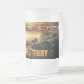 UFの連鎖反応の霜の降りたなマグ フロストグラスビールジョッキ (正面右)