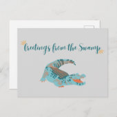 UFはがき//沼からの挨拶 ポストカード (正面/裏面)