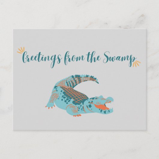 UFはがき//沼からの挨拶 ポストカード (正面)