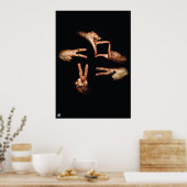 UFハンズラージポスター ポスター (キッチン)