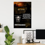UFブラックチャンピオンシップポスター ポスター (ホームオフィス)