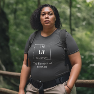 Uf運動シャツの要素 プラスサイズTシャツ