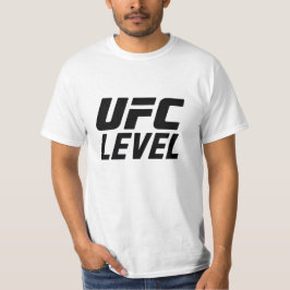 UFC Level – Bold Fighter Motivation Typography Des Tシャツ