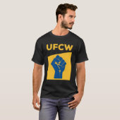 Ufcw拳ストライキに抵抗 Tシャツ (正面フル)