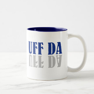 UFF DAのおもしろいなスカンジナビアのスウェーデンのノルウェー語 ツートーンマグカップ