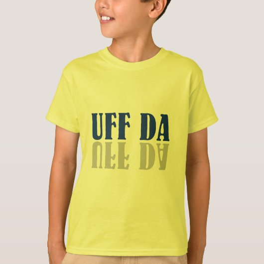 UFF DAのおもしろいなスカンジナビア人 Tシャツ (正面)