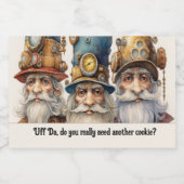 Uff Daキャンディまたはクッキーガーディアン格言 フードラベル (シングルラベル)