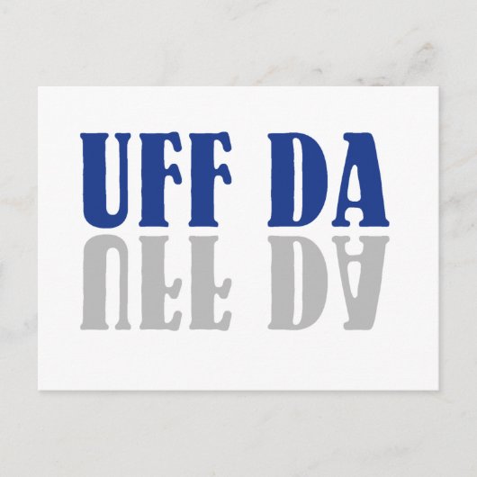 UFF DAスカンジナビアおもしろい共和国 ポストカード (正面)