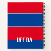 Uff Da行うかどうか ノートブック (裏面)
