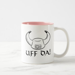 Uff Da! バイキングの帽子 ツートーンマグカップ