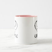 Uff Da! バイキングの帽子 ツートーンマグカップ (中央)
