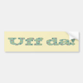 Uff da! バンパーステッカー (正面)