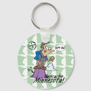 Uff da! ミネソタCacher Keychain #1 キーホルダー