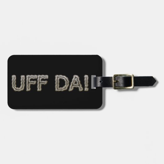 UFF DA! ラゲッジタグ (正面横)