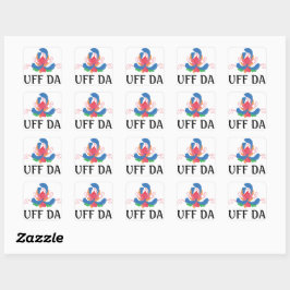 UFF DA 現代のローズペインティング スクエアシール
