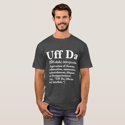 Uff Da Definition Tシャツ (正面フル)