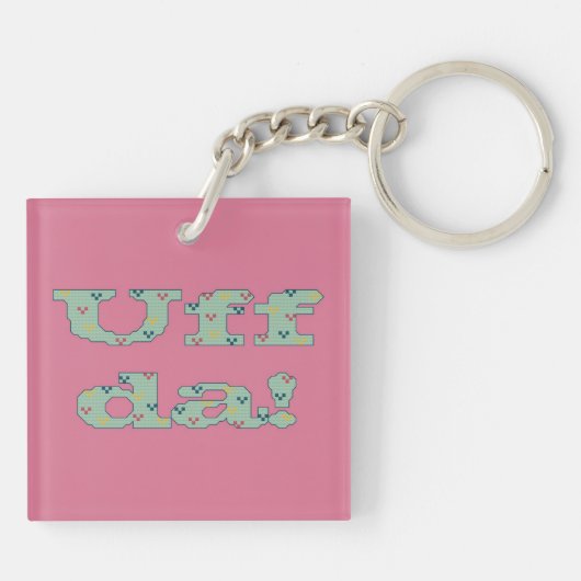 Uff da! Keychain キーホルダー (裏面)