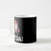 Uff Da Norwegian Quote Scandinavian Viking Gnome  コーヒーマグカップ (正面左)