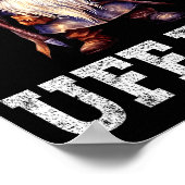 Uff Da Norwegian Quote Scandinavian Viking Gnome  ポスター (角)