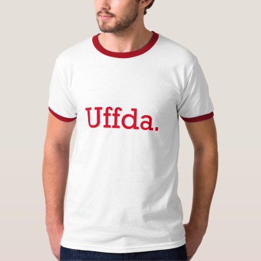 UffdaのTシャツ Tシャツ (正面)