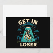 UFOおもしろいによる牛の誘拐 招待状 (正面/裏面)