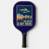 UFOおもしろい真実が陰謀に出ている ピックルボールラケット (裏面)