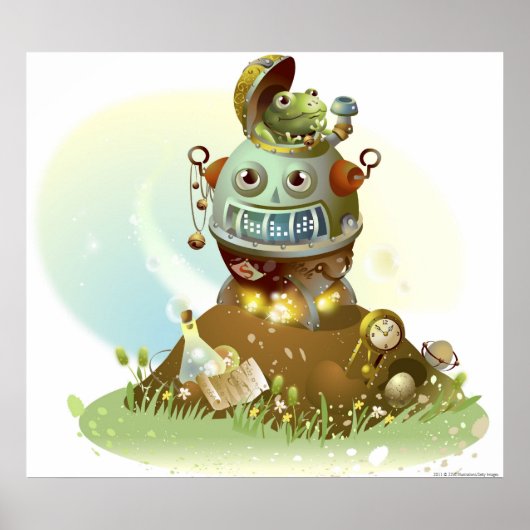 UFOか来ら出てくるカエル ポスター (正面)