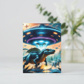 UFOが実信じ際にエイリアンの宇宙であると ポストカード (スタンド正面)