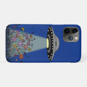 UFOが花を咲かせる Case-Mate iPhoneケース (裏面(横))