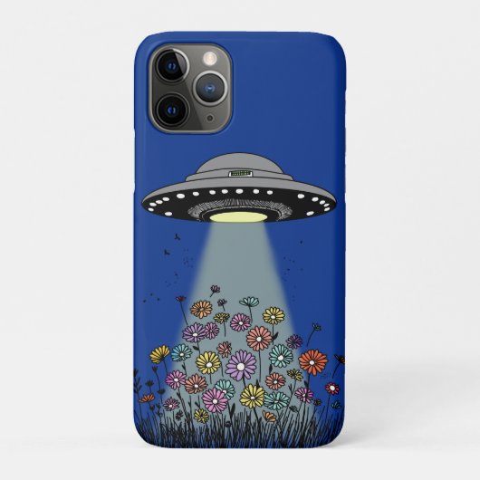 UFOが花を咲かせる Case-Mate iPhoneケース (裏)