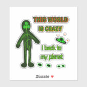 UFOとのエイリアン シール (シート)