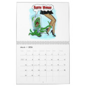 UFOとエイリアンユーモアのカレンダー カレンダー (3月 2026)