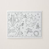 UFOとエイリアン ジグソーパズル 20.3×25.4cm 110ピース (横)